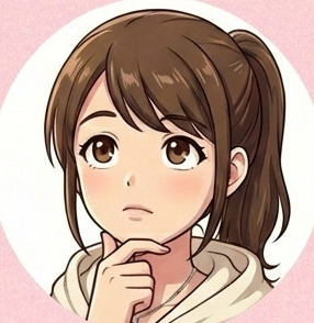 疑問を持つ娘のイラスト